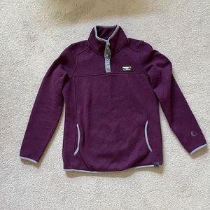 LL Bean 1/4 Snap Sweater Pullover